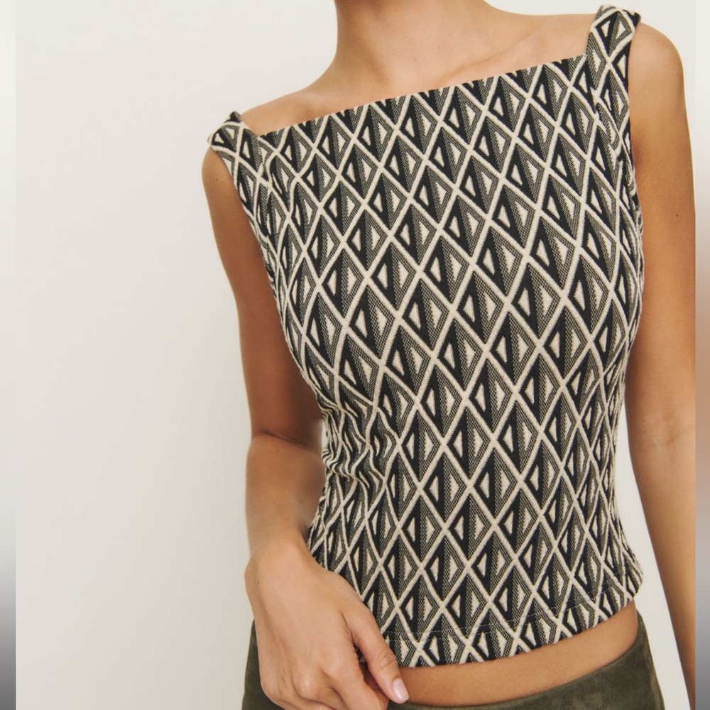Art Deco Knit Top